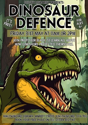 Kingswinford Library - Dinosaur Defence